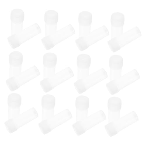 Operitacx Travel Bottles Leak Sealing Caps 50pcs Plastic Needle Bottles for Liquid Powder Storage