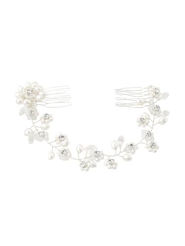 Yellow Chimes Bridal Hair Vine for Women and Girls Bridal Hair Accessories for Wedding Comb Pin for Women Headband Hair Accessories Wedding Jewellery for Women Head band for Girls (Design 2) (B0CZHD7C62) Amazon Price History, Amazon Price Tracker