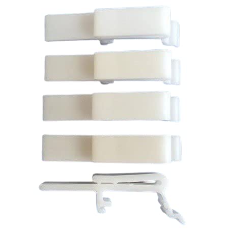 5 Qty: Vertical Blind Dust Cover Valance Clip Holder Bracket, by Amazing Drapery Hardware