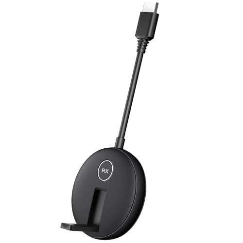 Image of Wireless HDMI Receiver Only, Used to Match The YUYUNLOMN Wireless HDMI Transmitter. One Transmitter Can Match Up to 4 Receivers and Can Be Used for Multiple Displays/TVs/Projectors