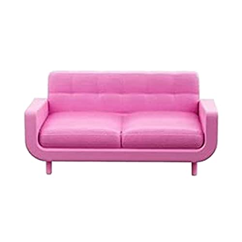 Barbi Replacement Parts for Barbie Dreamhouse Playset - GRG93 ~ Barbie Doll Size Pink Plastic Sofa Couch