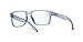 Oakley Men's Ox8156 Holbrook Rx Square Prescription Eyewear Frames, Transparent Blue/Demo Lens, 56 mm