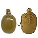 Made In USSR Soviet Army WWII Type aluminum Flask 0.7liter +pouch Brand new 1970 Water Canteen by PetriStor