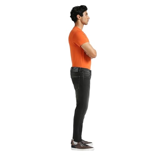 Image of Pepe Jeans Men's Straight Fit Jeans | Mid Rise | Chinox | Jeans for Man