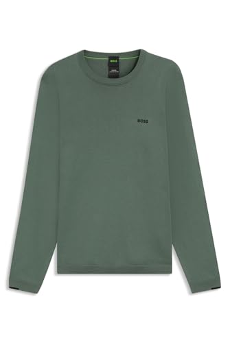 BOSS K_Ever-x Cn Jersey de Punto, Open Green 358, M para Hombre
