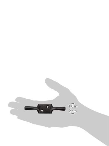 Image secondaire de Bulk Hardware BH00403 Paquet de 2 - Taquets d'amarrage poli 100 mm Noir