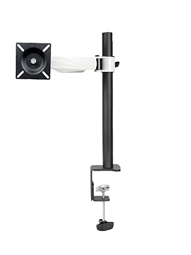 Soporte de computadora individual blanco DL-T101-140 para mejorar el espacio en oficinas en casa