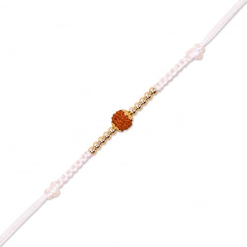 Image of I Jewels Design Rakhi With Roli Chawal & Rakshabandhan Card For Bro /Brother /Bhai