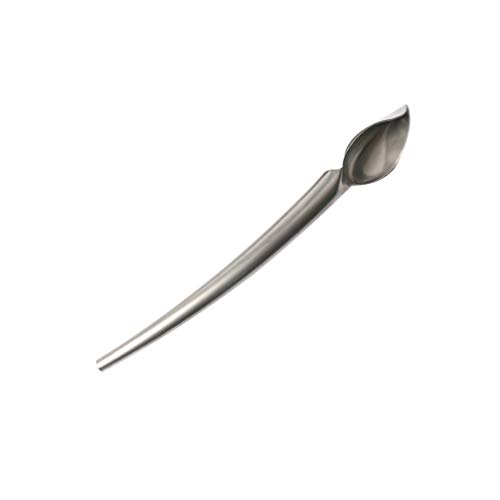 Colher de molho de aço inoxidável Cabilock 2 pçs com bico afunilado e gota decorativa para colheres