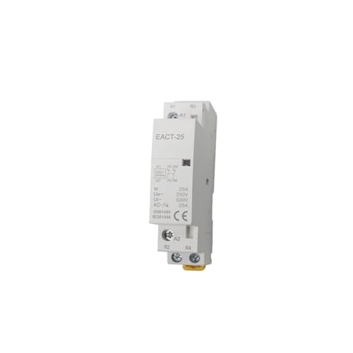 Contactor modular 2P 25A para evitar sobrecalentamientos en cuadros eléctricos 4
