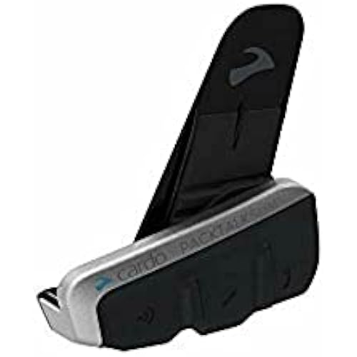 Cardo PTS00101 - PACKTALK Slim Motorcycle Bluetooth Communication System Headset - Black, Dual 2 Pack