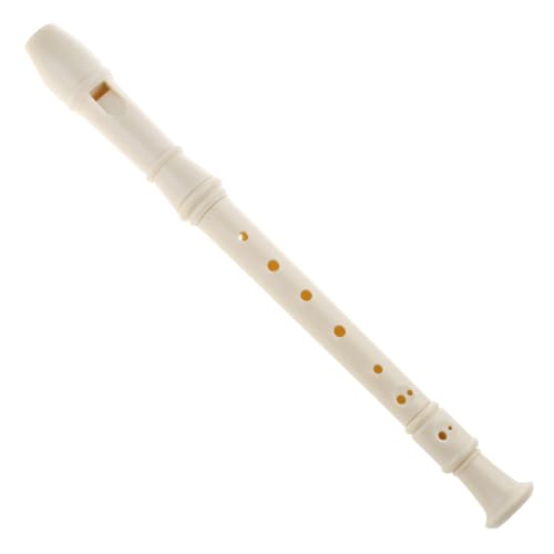 ECVGHD Flauta soprano C Key 6 agujeros 8 agujeros clarinete con varilla de limpieza y bolsa de transporte