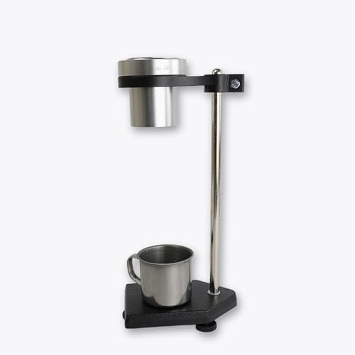 THYXGS Copa De Viscosidad De Flujo De Sobremesa, Viscosímetro De Líquidos, Volumen De La Copa: 100 Ml, Apertura: 1,9/2,53/3,4/4,12/5,2 Mm, con Soporte De Elevación, Copa Ford para Pinturas, Barnices