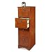 Realspace Dawson 4-Drawer Vertical File Cabinet, 54"H x 15 1/2"W x 21 3/4"D, Brushed Maple