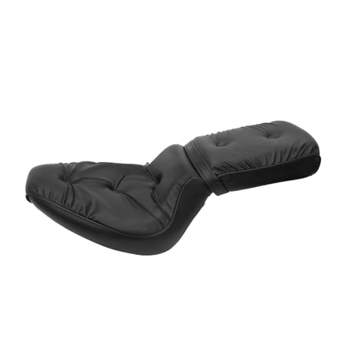 Asiento delantero y trasero de moto cojín de cuero para VLX400 96-08