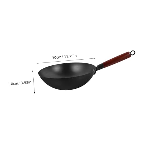 Wok de hierro tradicional sin recubrimiento antiadherente miniatura 2