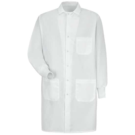 VF Workwear Cuffed Unisex Lab Coat, Large, (42.5-46)