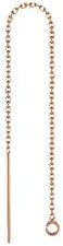14Kt Rose Gold Filled Ear Threader Cable Chain W/Ring - 5prs (6484)/5