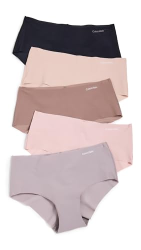 Image of Calvin Klein womens Invisibles Seamless Hipster Panties, Multipack