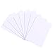 100 Pack - Premium Blank PVC Cards for ID Badge Printers - Premium Quality White CR80 30 Mil (CR8030) by KLMNDUO - Compatible with Most Photo ID Badge Printers(White)