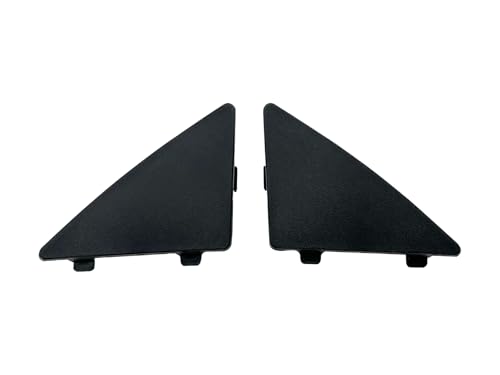 2Pcs For Mazda 3 Axela 2014 2015 2016 Front Bumper Lower Grille Filler Triangle Cap Tow Hook Covers BHN1-50-101 BHN1-50-102 (Left and Right)