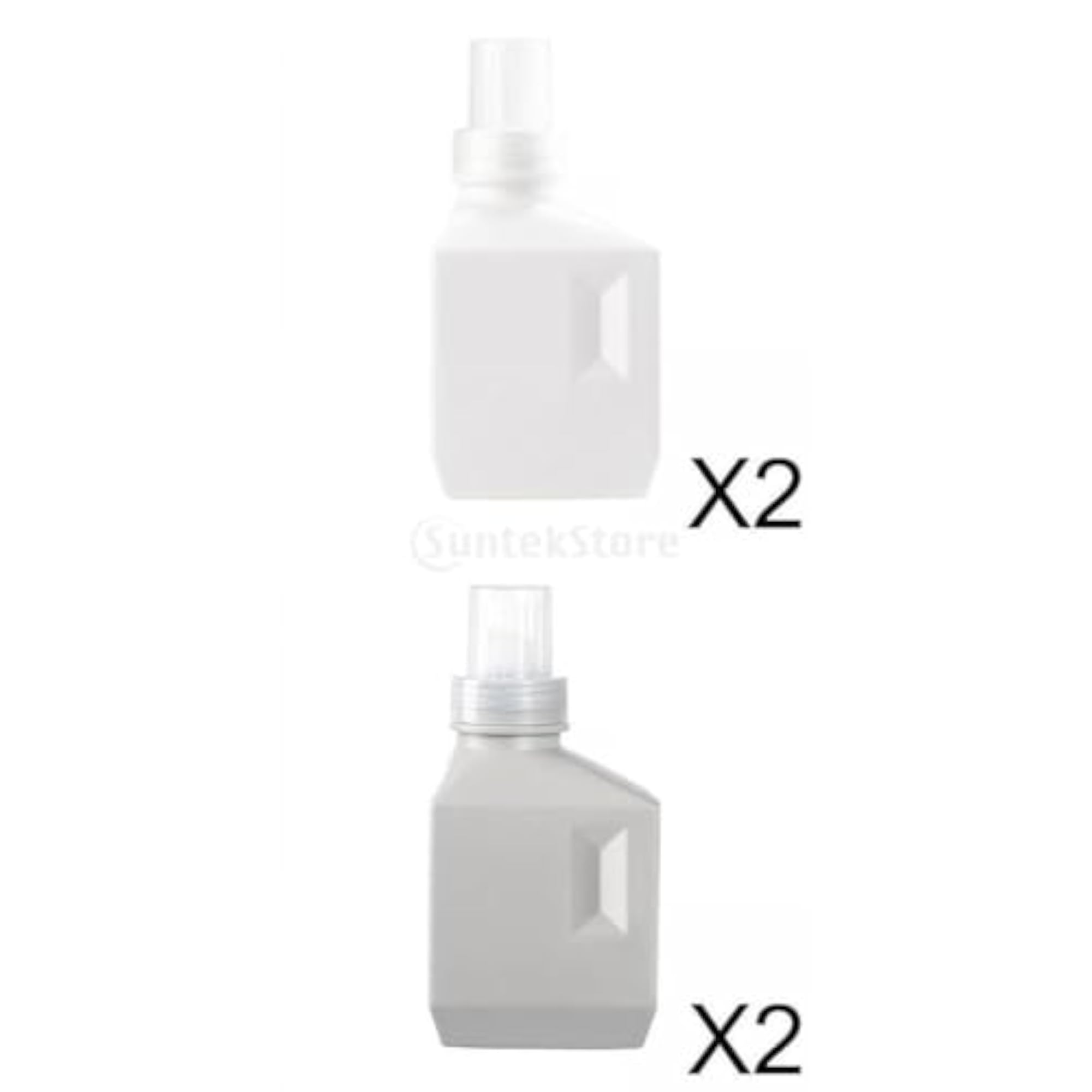 4Pcs Laundry Bottle with Label for Detergent Home Use