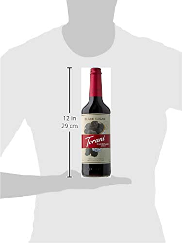 Image of Torani, Black Sugar Puremade Syrup, 25.4 Ounces (Pack of 4)