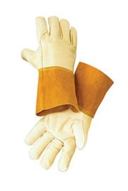 Radnor X-Large 12 14" Russet Premium Grain Cowhide Mig Welders Gloves #TOP29