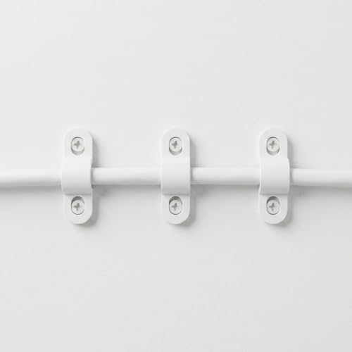 PRETYZOOM 100 piezas Clips Sujetadores de Cable de Plástico Blanco con Diseño de Barra Recta para Fijación Segura y Fácil Instalación, para Proyectos de Organización de Cables Bajo Escritorio miniatura 7