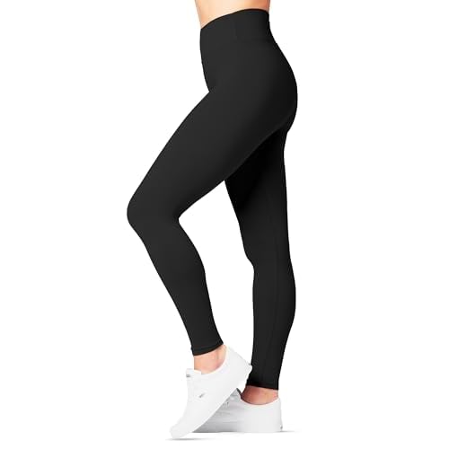 SATINA High Waisted Leggings for Women – Capri, Full Length, Fleece & with Pockets Women’s Leggings …- New