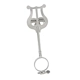 VICASKY Atril para clarinete, portátil, soporte para partitura, soporte para partituras, tenedor de marcha, abrazadera de hierro