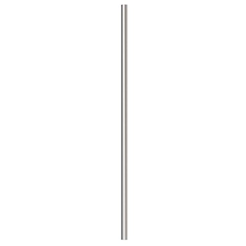AMZLORD 5 pajitas de acero inoxidable, 6 mm de diámetro, reutilizables, ecológicas, de metal, rectas, para batidos, cócteles y bebidas calientes, longitud de 20 cm