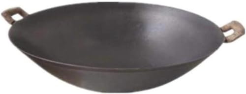 Olla Wok de Hierro Fundido 40 cm Acabado Antiadherente