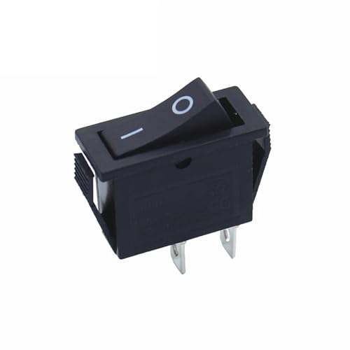 Interrupteur à bascule KCD3 15A 250V lot de 10 pièces bipolaire pour tableau électrique noir