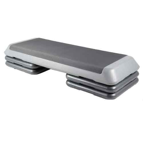 Aerobic Step Fitness para Ejercicios Cardio - Superficie Grande (plataforma) 110x42x10cm - Bases 40x40x10cm. Materiales Duraderos de Polipropileno (PP) - Entrenamiento hasta 250kg