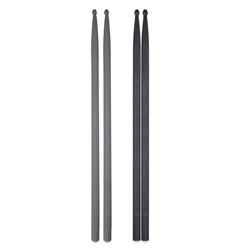 1 par de baquetas para batería 5A de fibra de carbono, para principiantes y estudiantes miniatura 5
