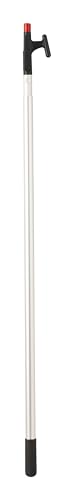 Attwood Marine Boat Hook, Telescopic Aluminum Pole with Poly Head for Docking, Mooring, and Retrieving, 4.0 to 7.5 - Foot, Silver, 55190
