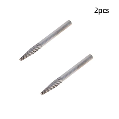 Fresas Rotativas Auniwaig 3mm de Carburo de Tungsteno 2 Piezas miniatura 3
