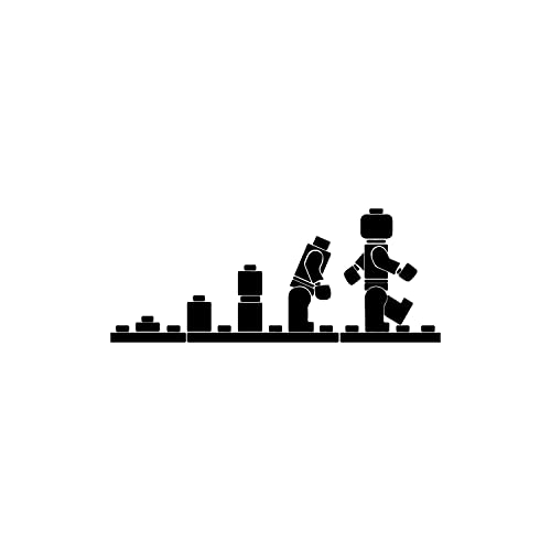 Vinilo Decorativo de Pared Lego Evolution 15" x 37" miniatura 4