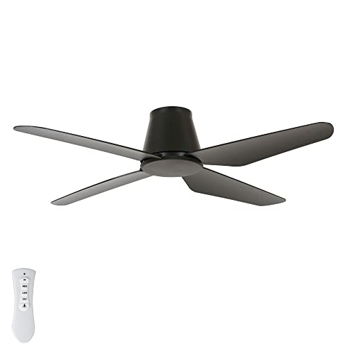 Lucci Air Airfusion Aria CTC - Ventilador de techo con mando a distancia, ventilador plano con soporte oculto, diámetro de 122 cm Cover