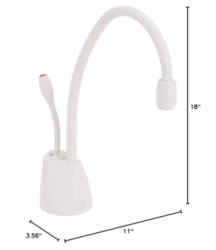 Image of InSinkErator Contemporary Instant Hot Water Dispenser - Faucet Only, Biscuit, F-GN1100BIS