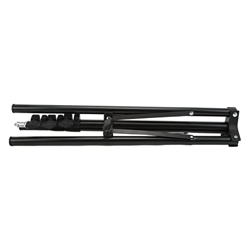 Image of Adjustable Light Stand, 190cm Photography Tripod, Telescopic Design for LED Video Light with Reversible Folding Storage, Compatible with Most Photographic Equipment