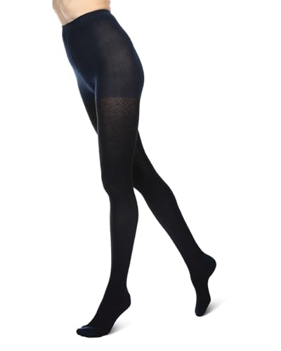 Image of MeMoi Women's Flattering Floral and Circular Pattern Sweater Tights