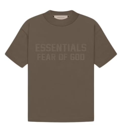 Essentials Fear of God Kids T-Shirt, Wood