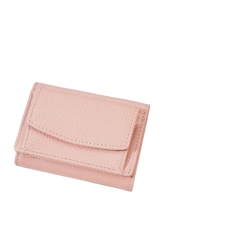 Pochette pour porte-carte rose compacte idéale pour sac à main féminin