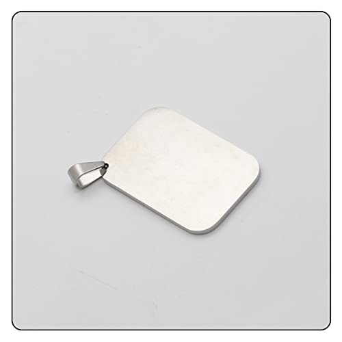 Hip Hop Rapper Stainless Steel Dog Tag Pendant Playing Card Poker Necklace3