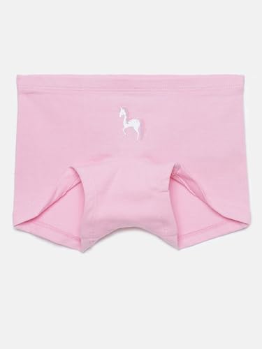 Image of mackly Girls Boxers (Pack of 3) - Cotton Boxer Shorts, Seamless Comfort, Mid Waist Boyshorts Panties
