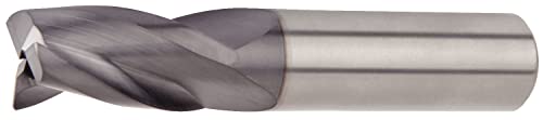 Image of WIDIA 6145172 General Purpose Sc End Mill Series 4003 /4013 Metric End Mill 12MM Dia, 25MM Cut Depth, 75MM Length, Straight Shank Cylindrical TiAlN 3 Flutes 40031200T025