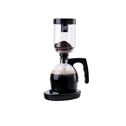 LXX Siphon-Vakuum-Kaffeemaschine Glas elektrischer Siphon-Knopf-Knopf-Betrieb Warmhaltefunktion 500 W 360 ml Manueller…