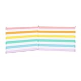 Marbueno Parapluie 3 Bâtons Acier Multicolore 240X80 pour Plage, Piscine, Jardin